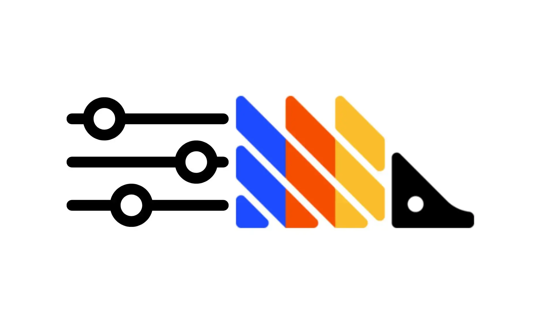 Illustration of three adjustment sliders beside the PostHog logo.