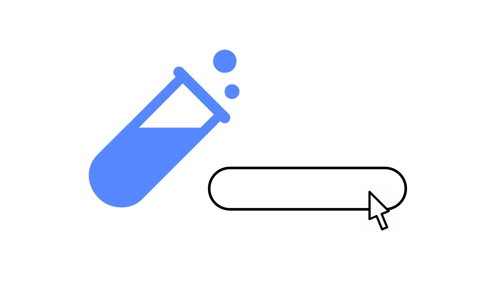Illustration of a CTA button with a cursor