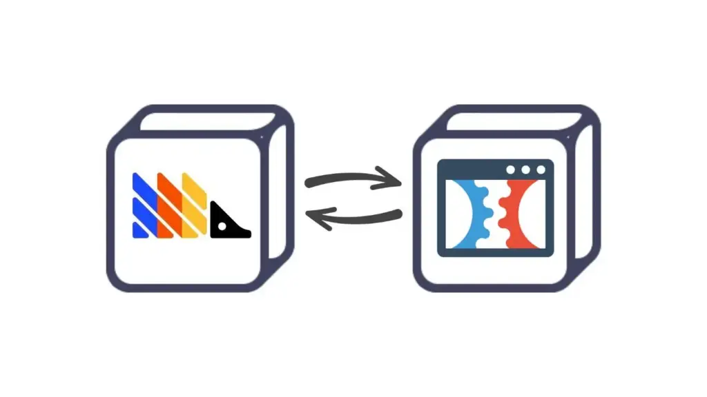 Illustration of PostHog and ClickFunnels connected by arrows