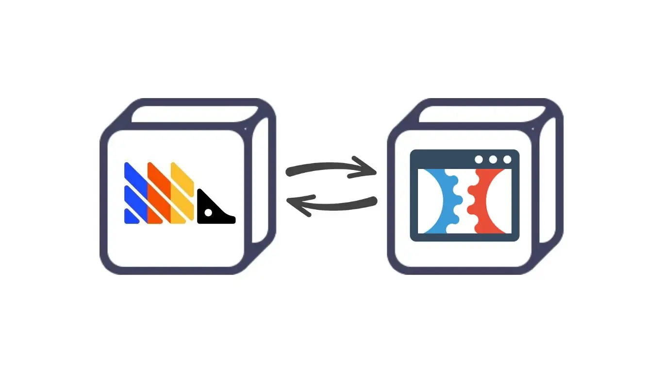 Illustration of PostHog and ClickFunnels connected by arrows